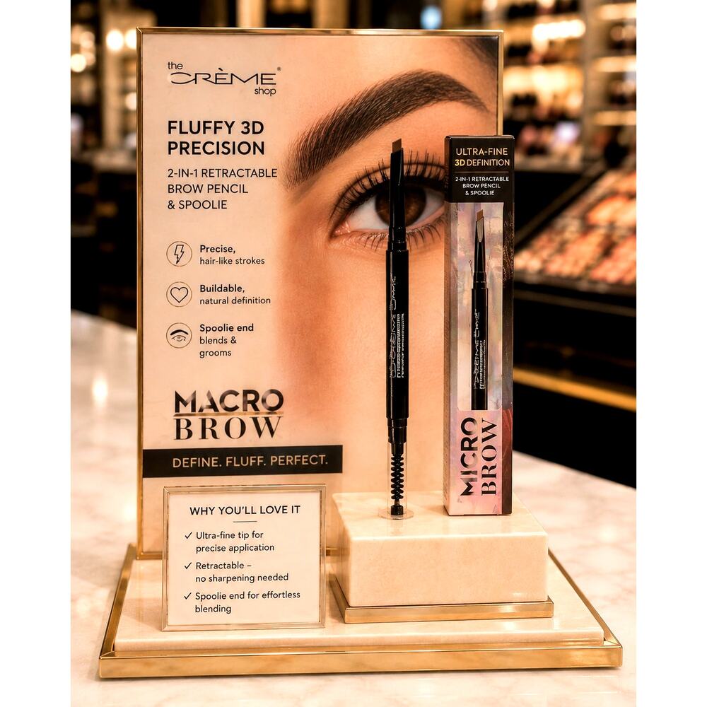 The Creme Shop Ultra Fine 3D Definition Micro Brow Pencil in Granite